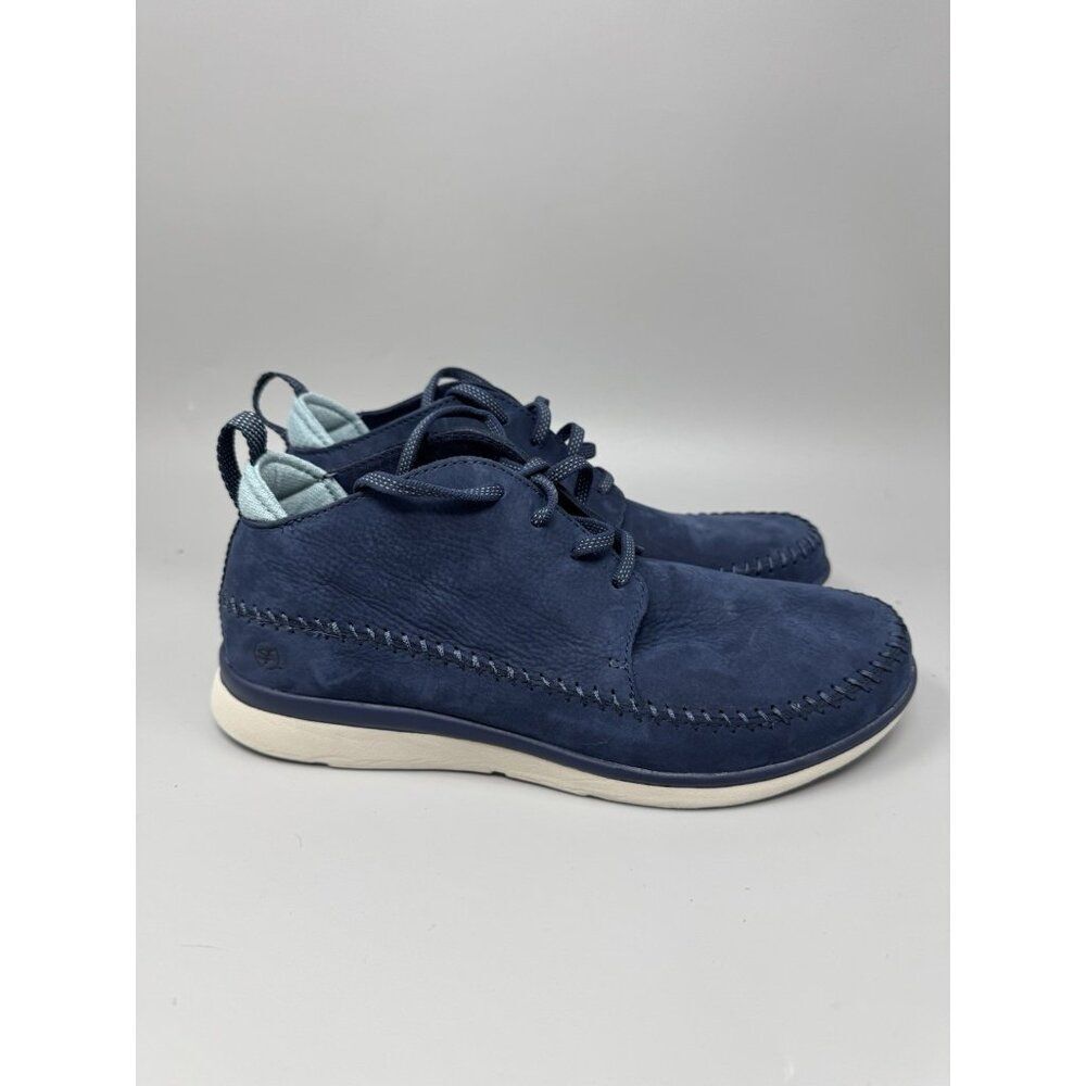 Superfeet NEW Women’s OLYMPIA Navy Lace Up Sneaker Boots Size 8.5 Comfy Boot